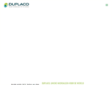 Tablet Screenshot of duplaco.com